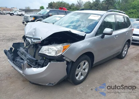 2016 Subaru Forester 2.5I Premium z USA, uszkodzony, nr VIN JF2SJADC4GH493632